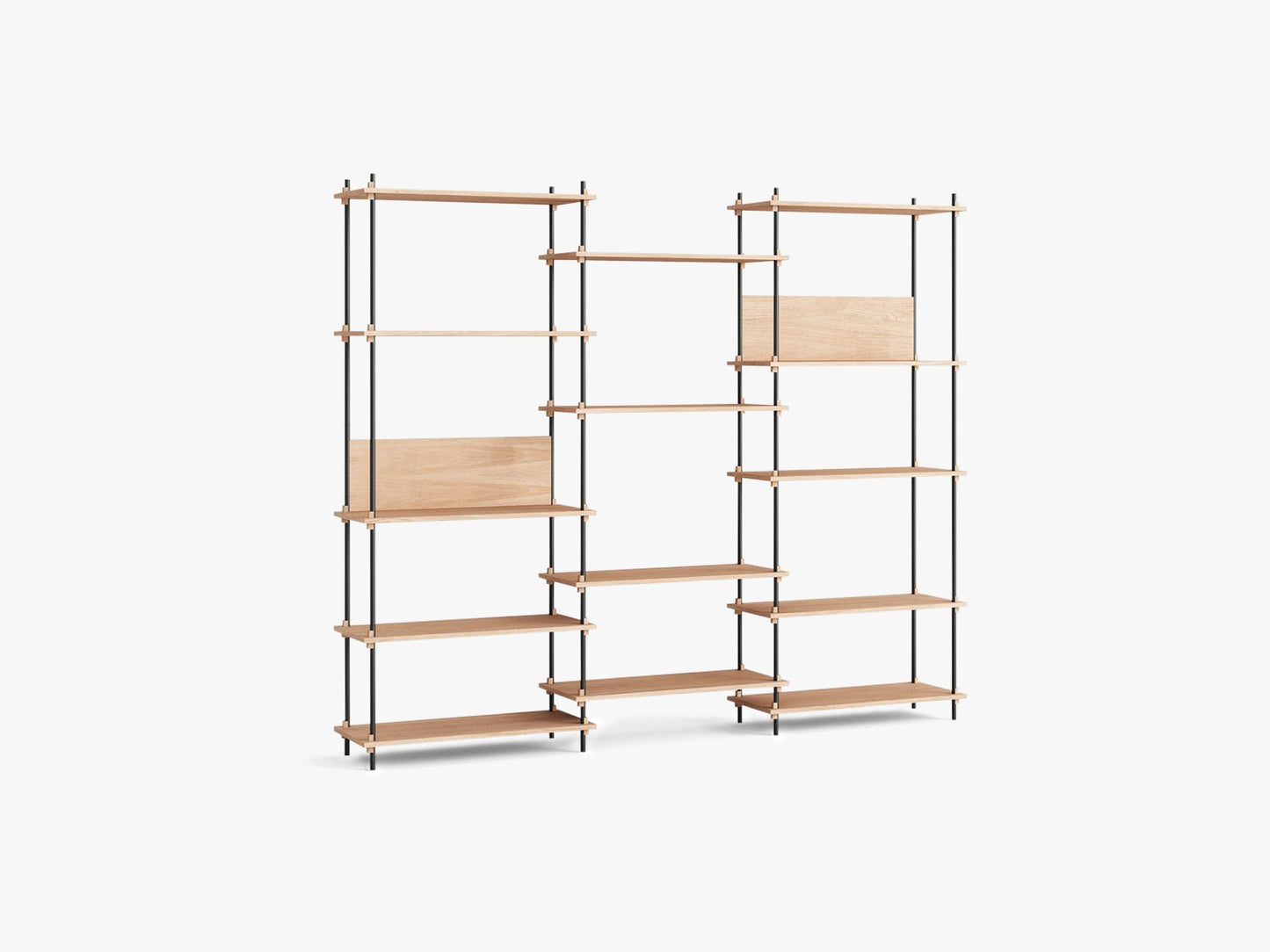 Shelving System – S2003A, Oak/Black