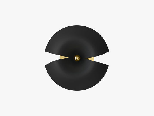 CYCNUS Wall Lamp, Ø45, Black/Gold