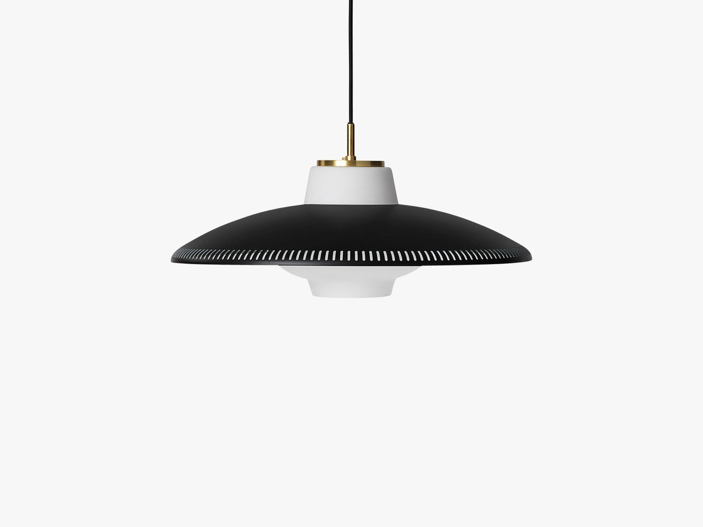 Opal Shade pendant, Black noir