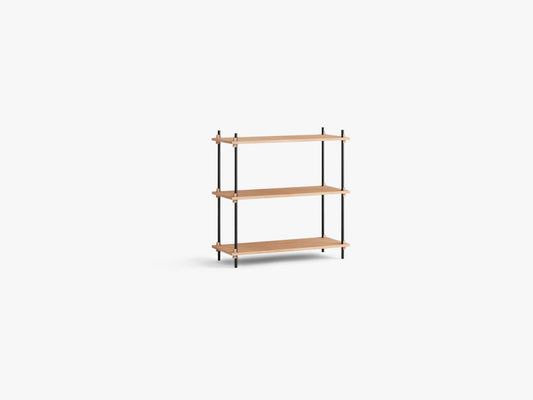 Shelving System – S851A, Oak/Black