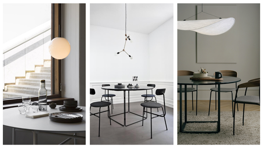 Hvilken lampe skal hænge over dit spisebord?