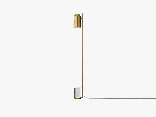 Luceo Floor lamp, Gold/Clear