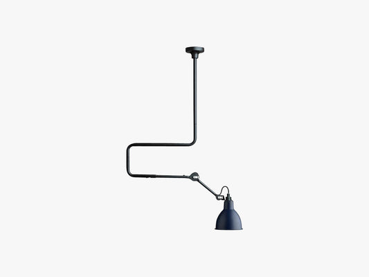 Lampe Gras N312, Mat Sort/Blå