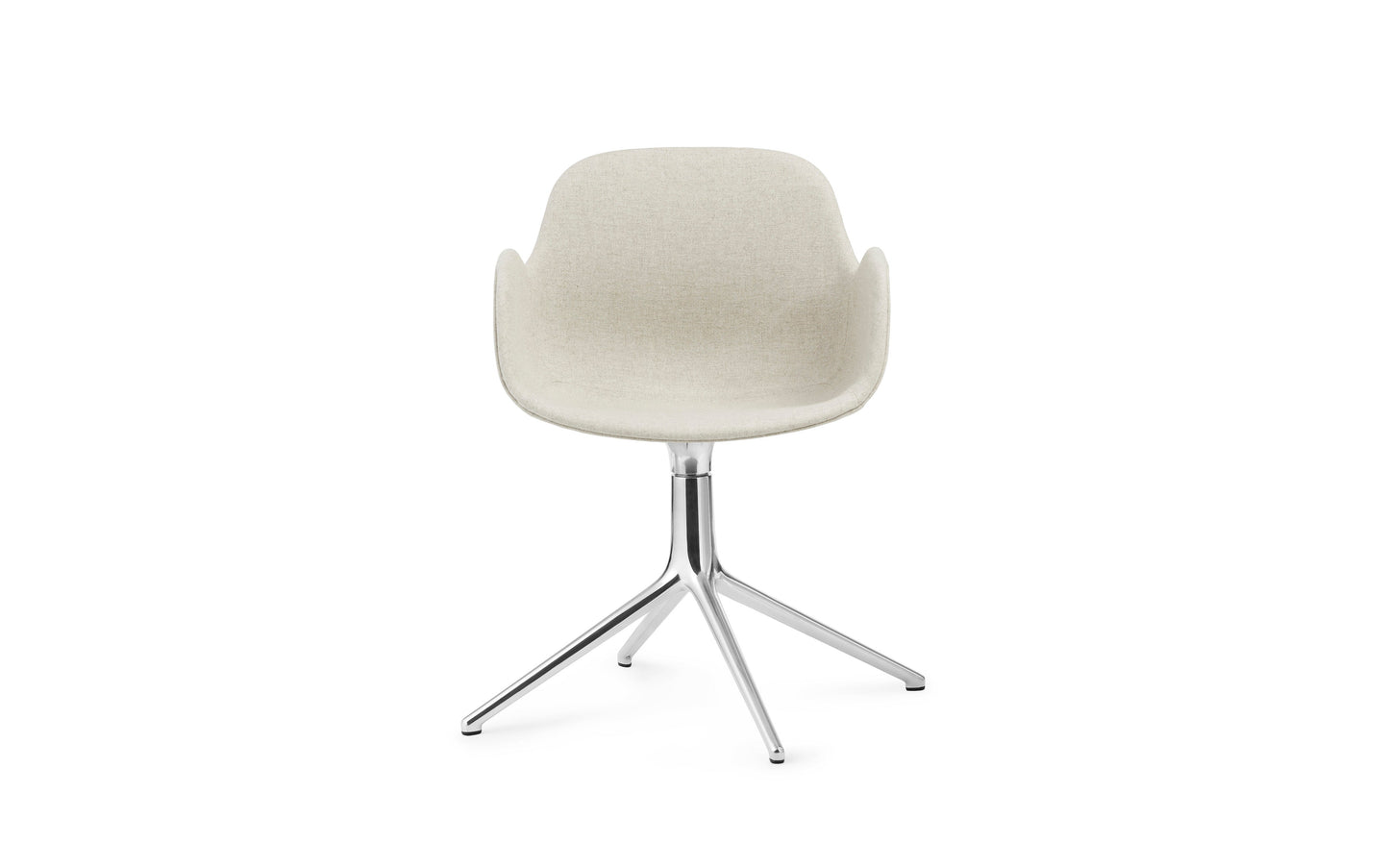 Form Armchair Swivel, Alu Main Line Flax