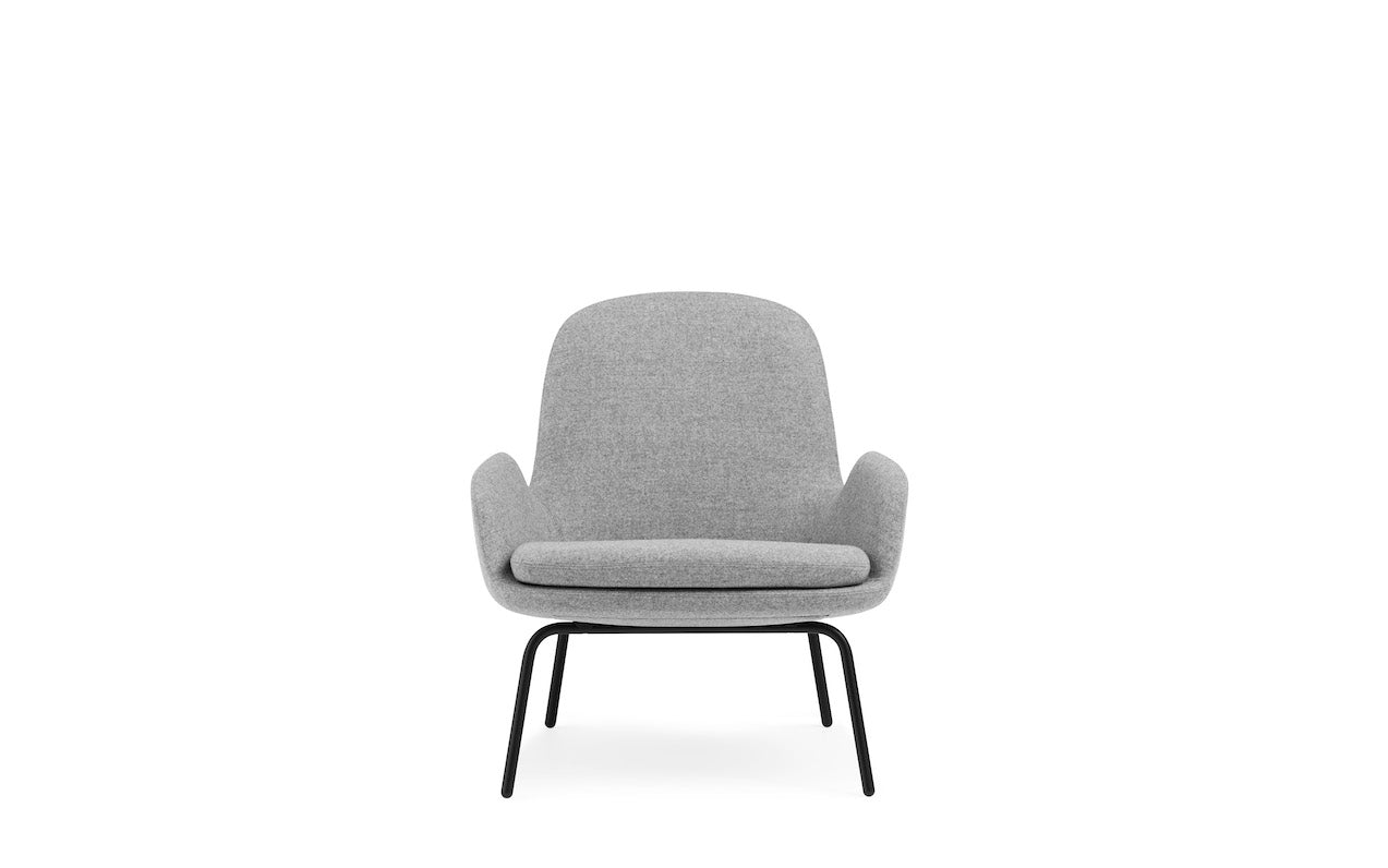Era Lounge Chair Low, Steel & Chrome Synergy