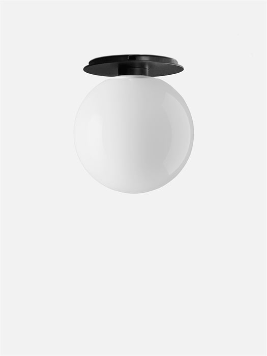 TR Bulb Ceiling/Wall Lamp, Black w Shiny Bulb