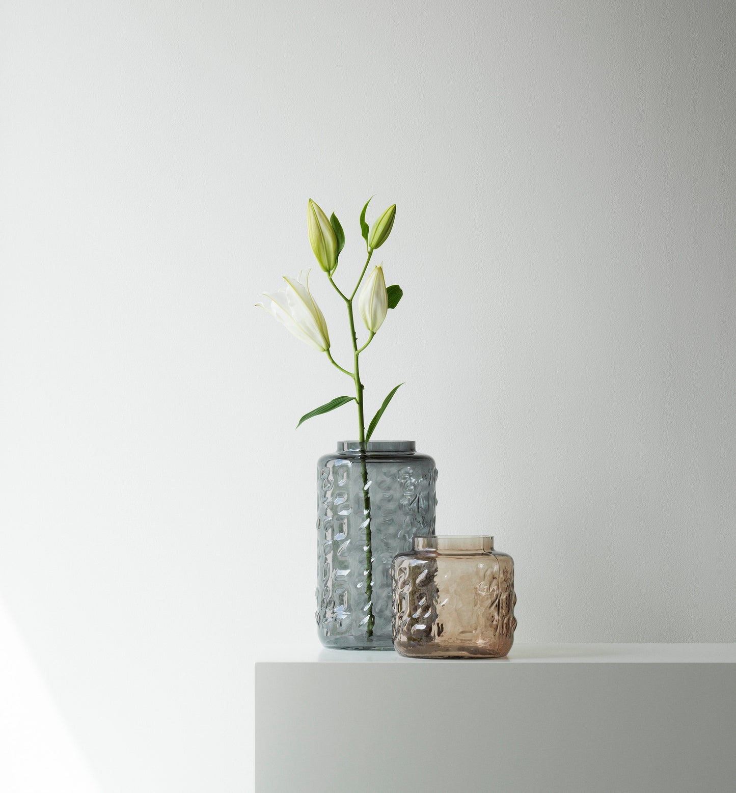Tombola Vase H31 cm, Grey