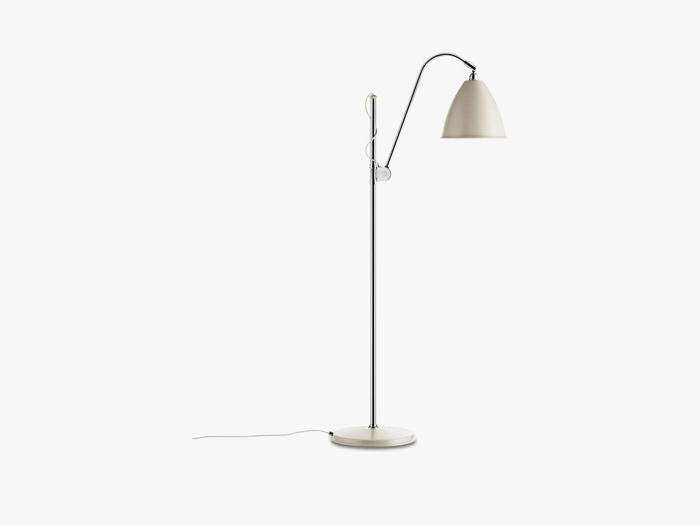Bestlite BL3 Floor Lamp - Ø21 - Chrome Base, Soft White Semi Matt