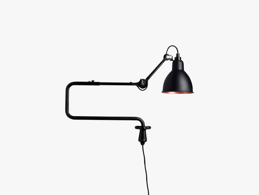 Lampe Gras N303, Mat Sort/Mat Sort/Kobber