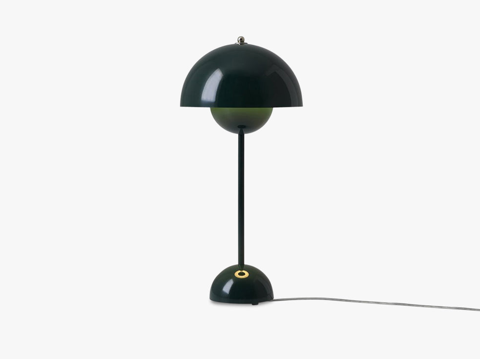 Flowerpot Table Lamp - VP3, Dark Green
