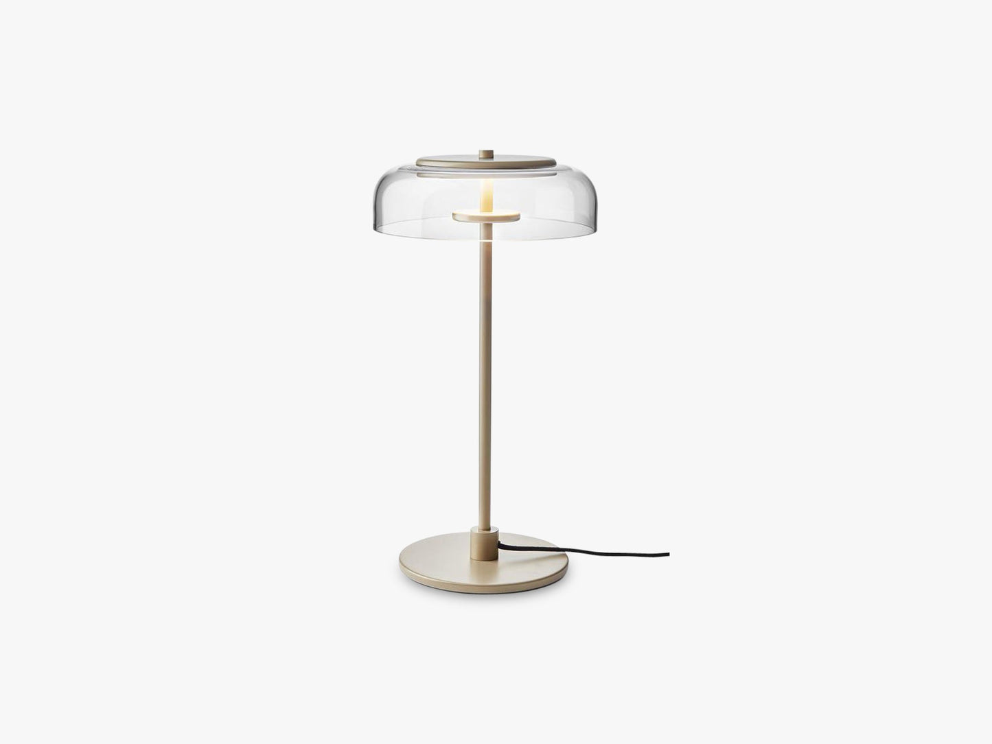 Blossi Table, Nordic gold/clear