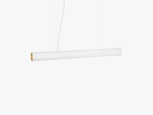 Vuelta Pendant 100, White/Brass