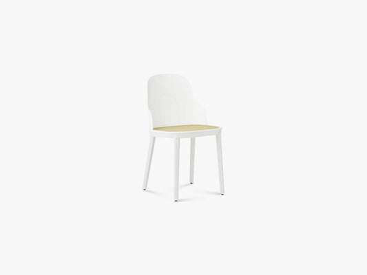 Allez Chair Molded wicker, White