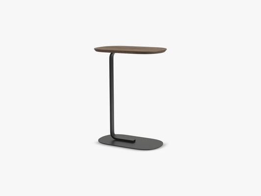 Relate Side Table H73,5, Smoked Oak/Black