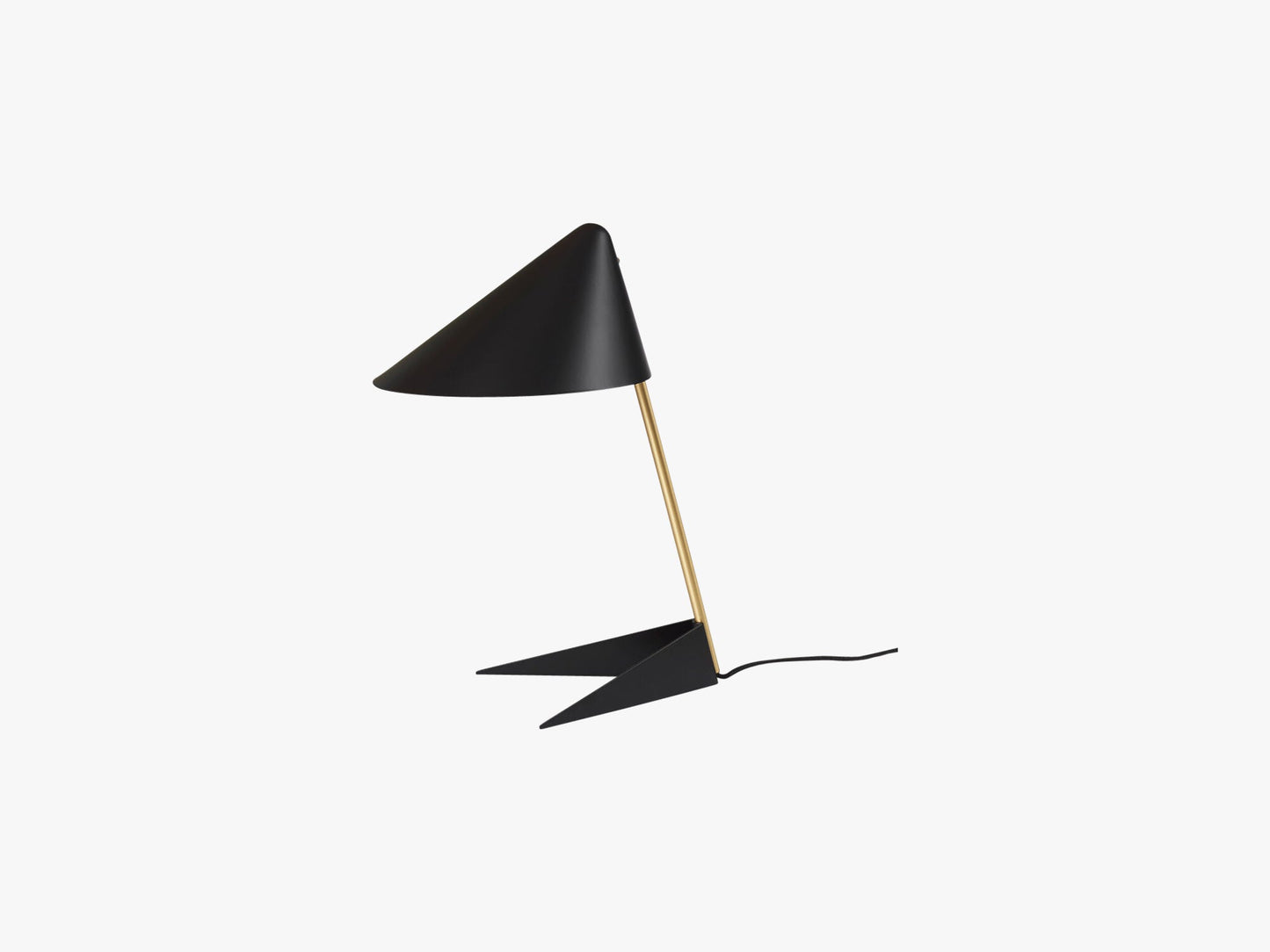 Ambience Table lamp, Black noir/Brass