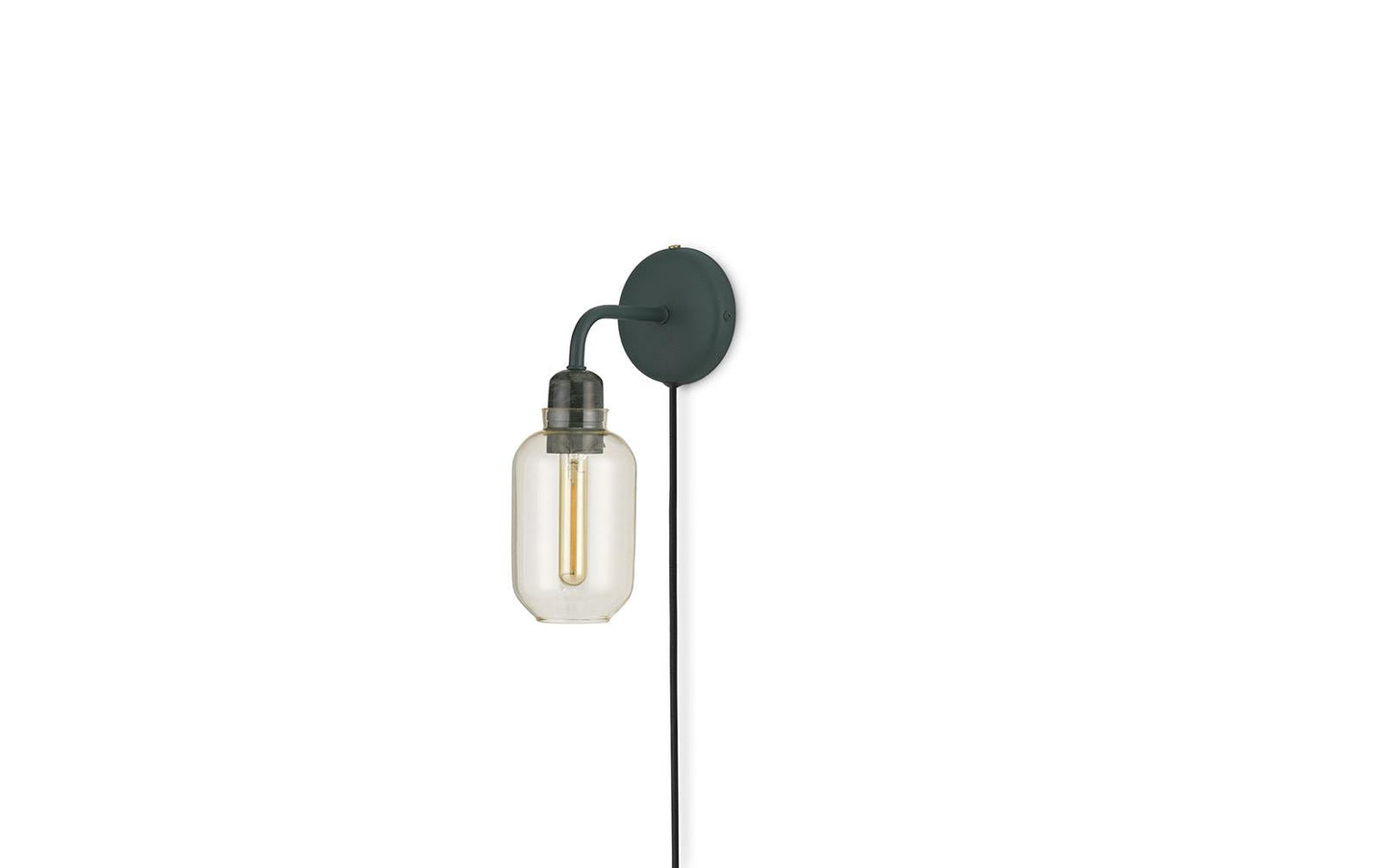 Amp Wall Lamp, Gold/Green
