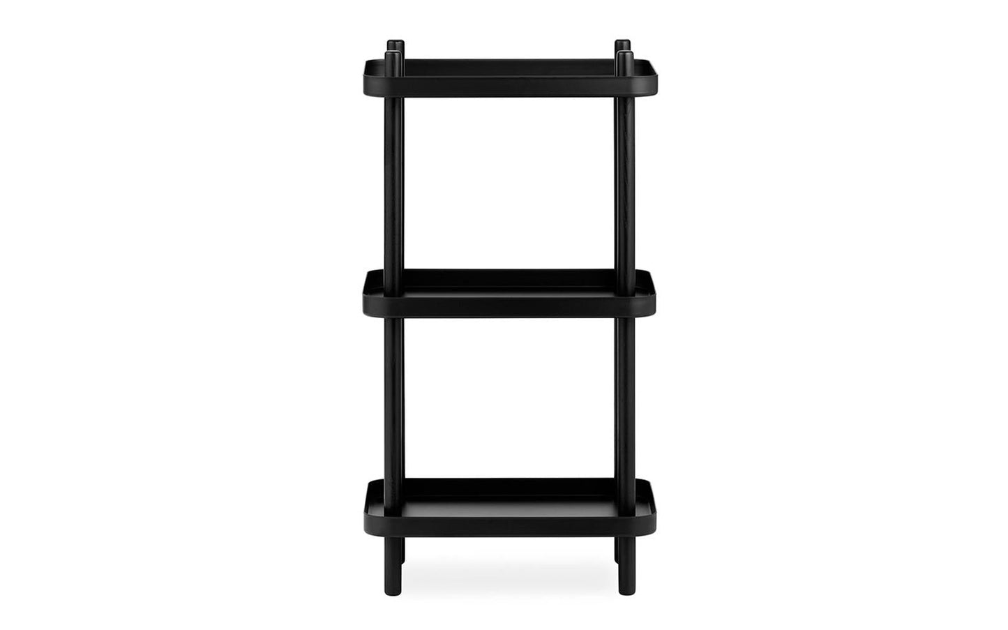 Block Shelf, Black/Black
