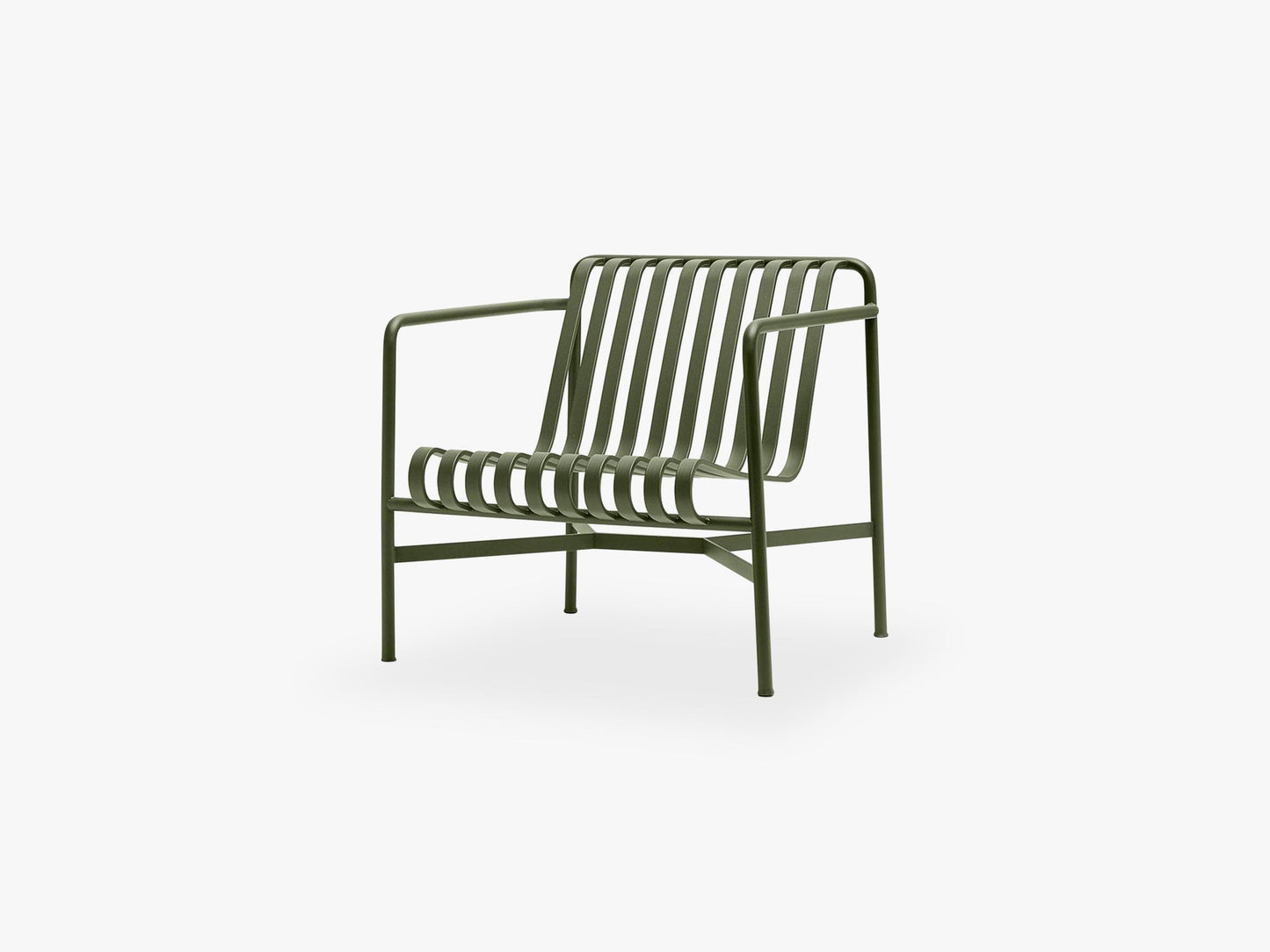 Palissade Lounge Chair - Low, Olive