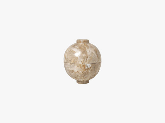 XL Marble Sphere, Desert Storm Marble