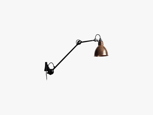 Lampe Gras N222, Mat Sort/Rå Kobber