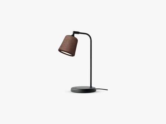 Material Table Lamp, Smoked Oak