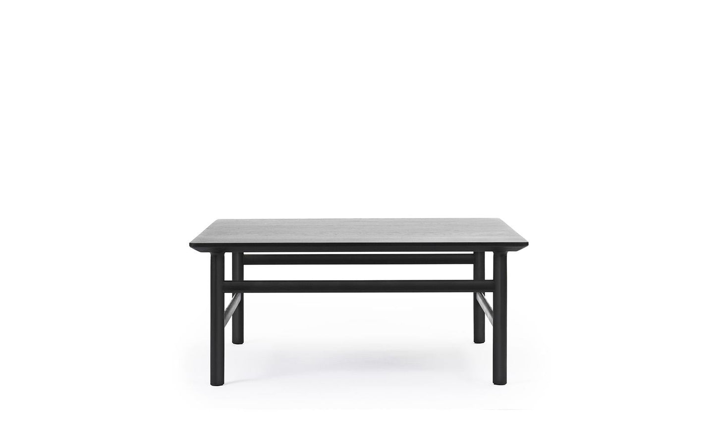 Grow Table 80 x 80 cm Oak, Black
