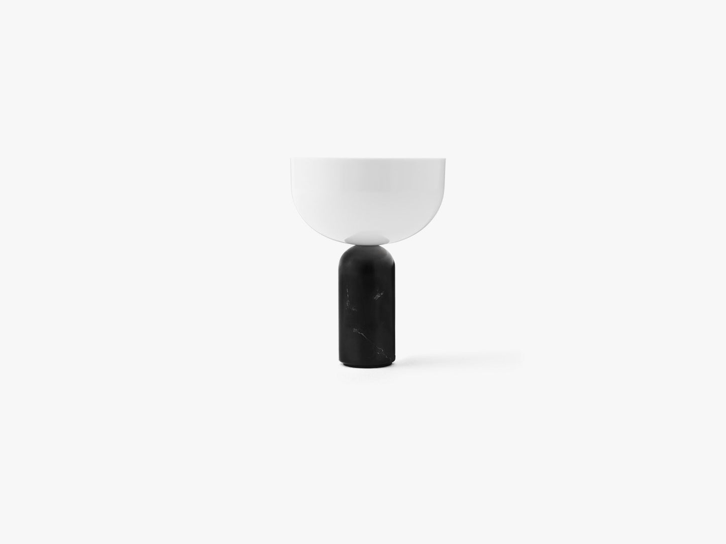 Kizu Table Lamp - Portable, Black Marble