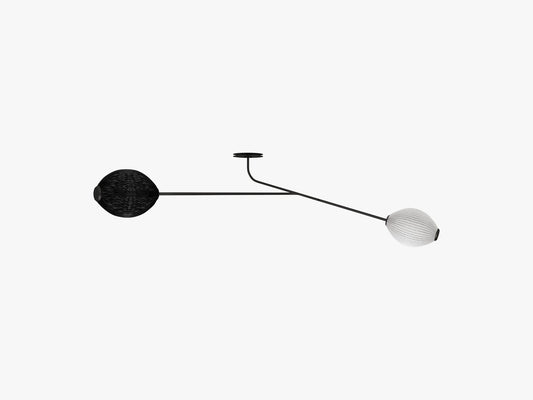 Satellite Wall Lamp, Black/White