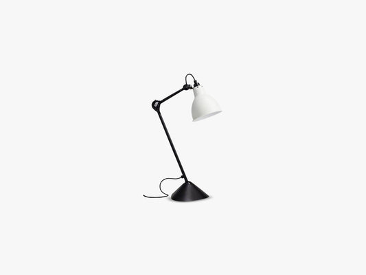 Lampe Gras N205, Mat Sort/Hvid