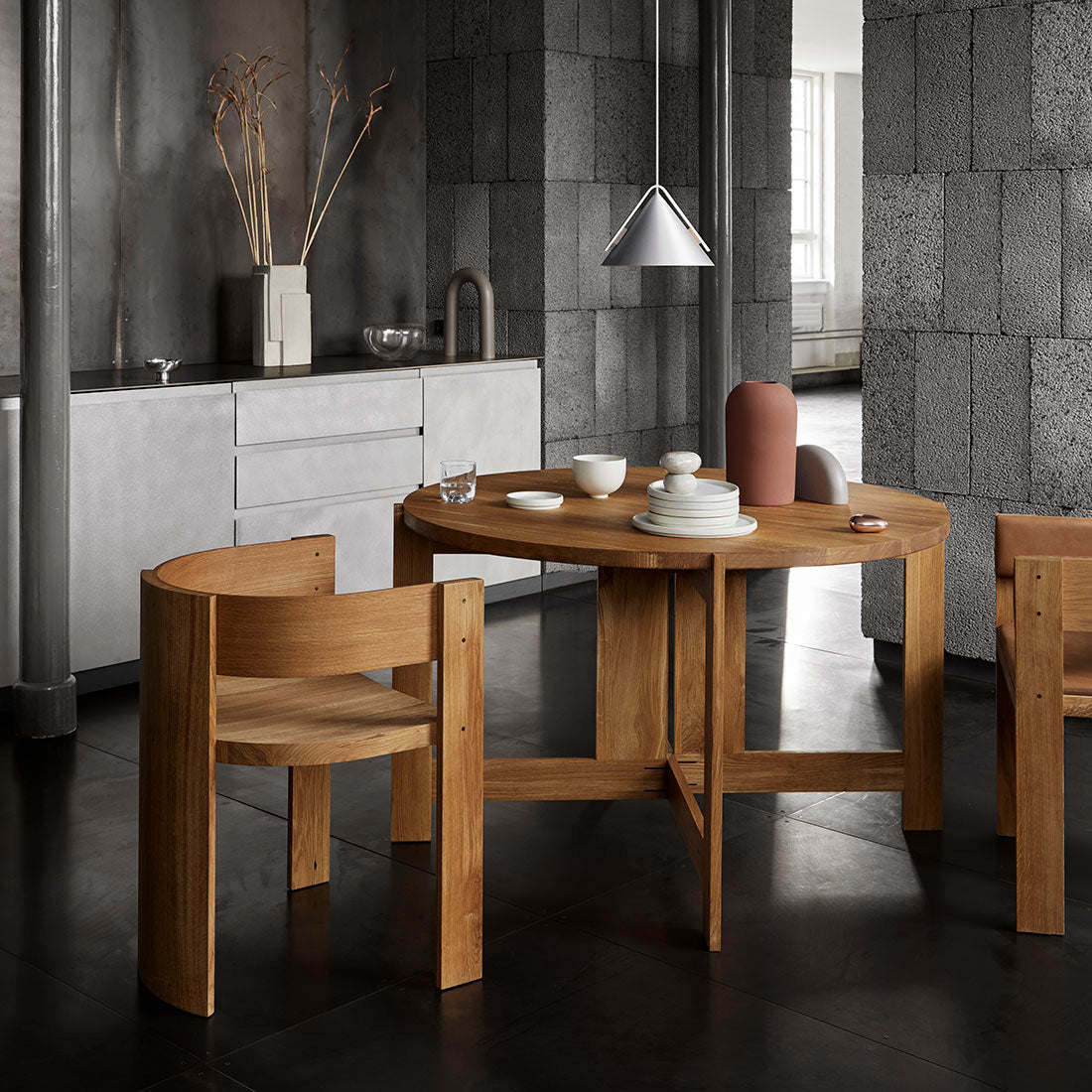 Collector Dining Table, Oak