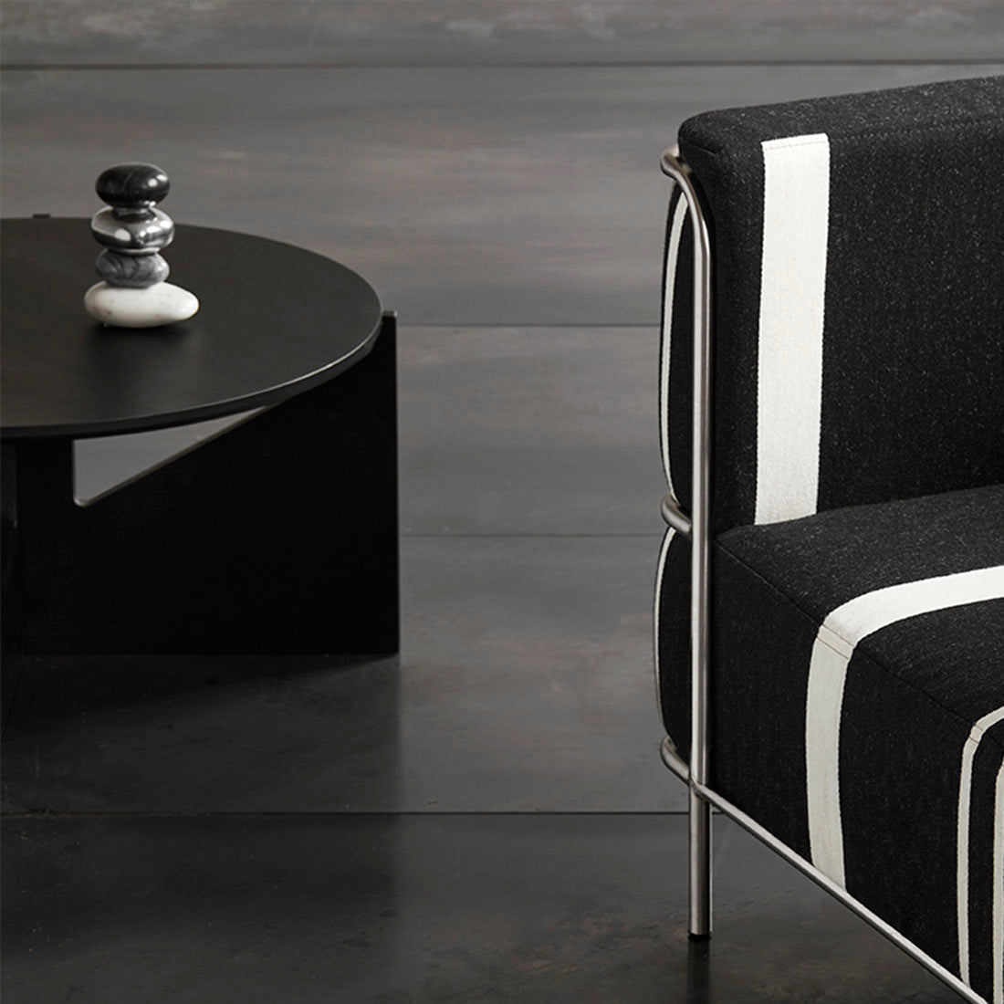 Modernist Lounge Chair, Black