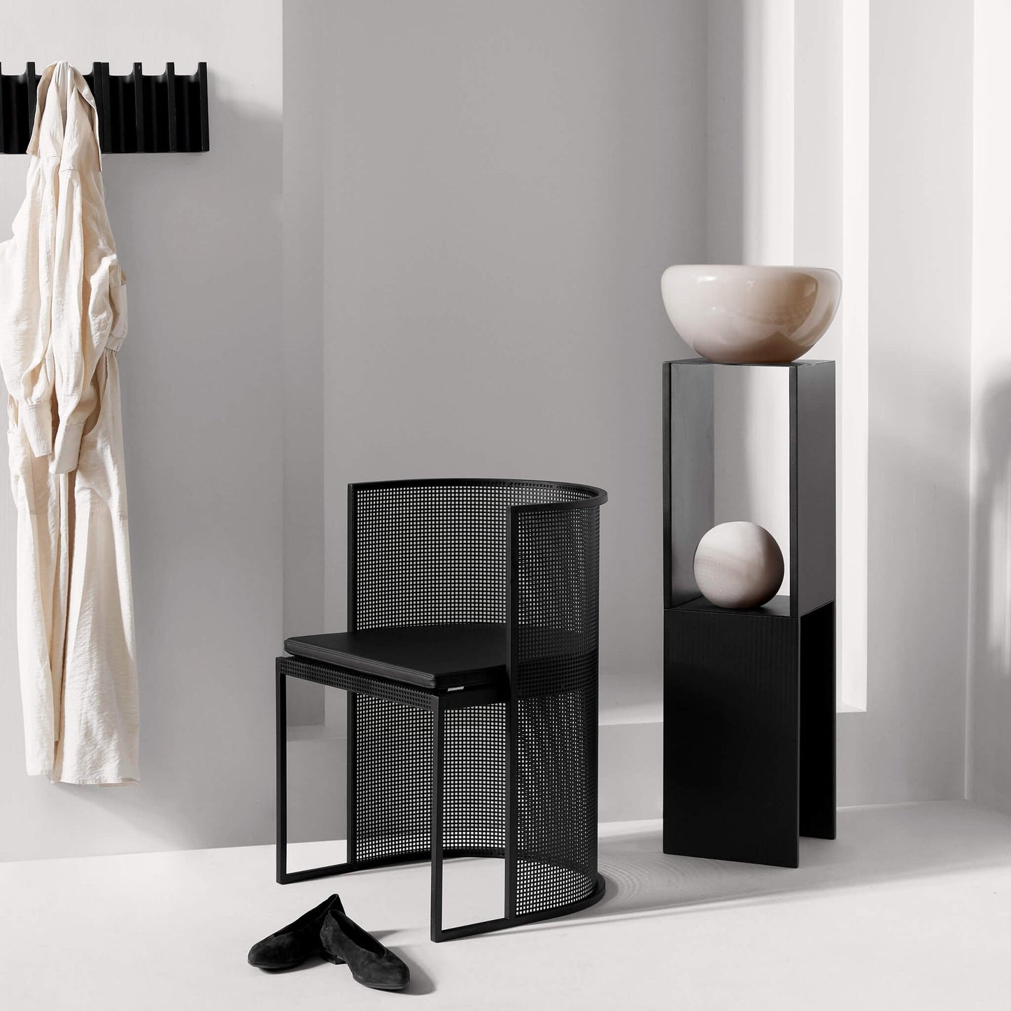 Bauhaus Dining Chair In/outdoor, Black