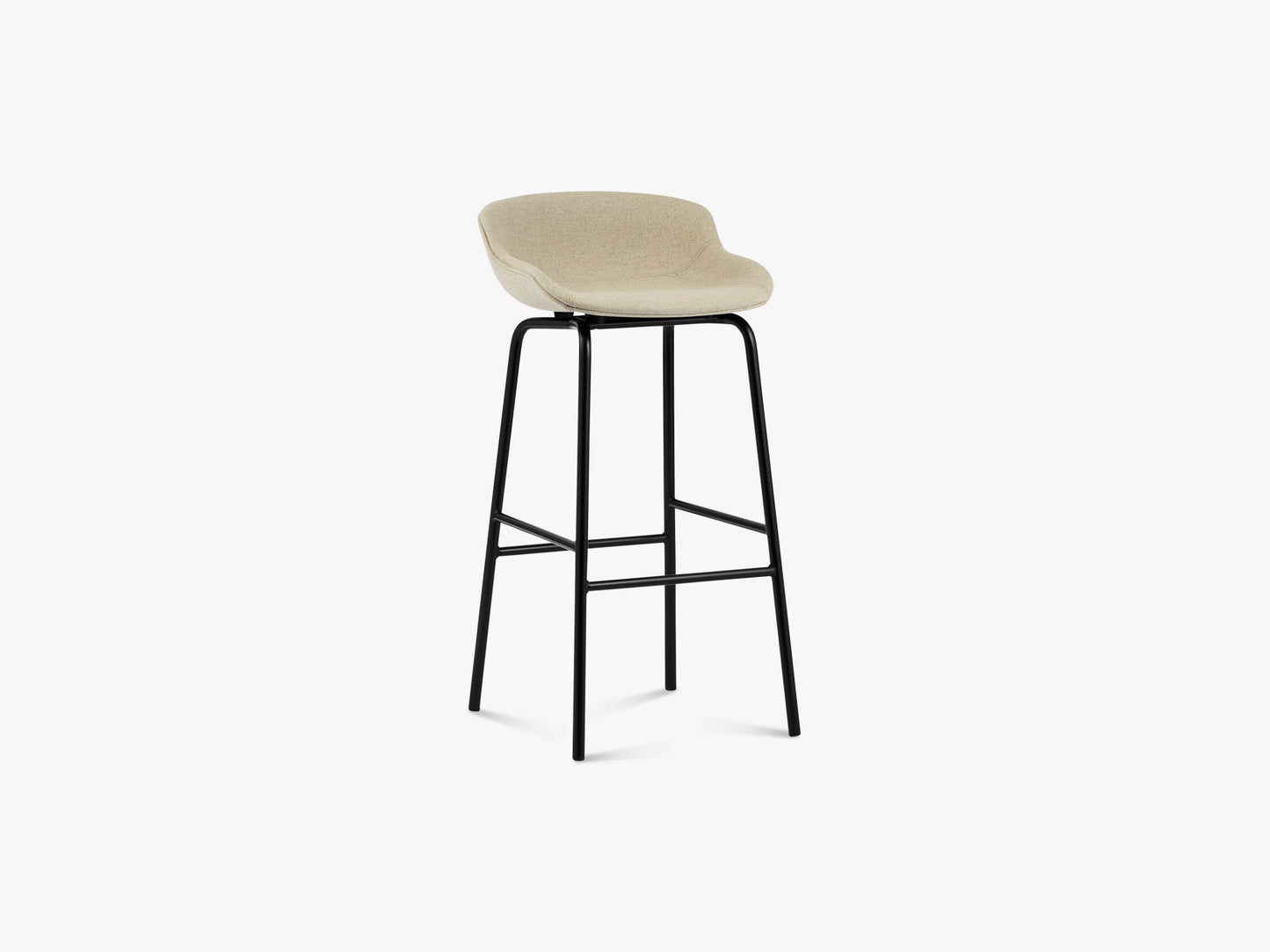 Hyg Barstool 75 cm, Steel Main Line Flax