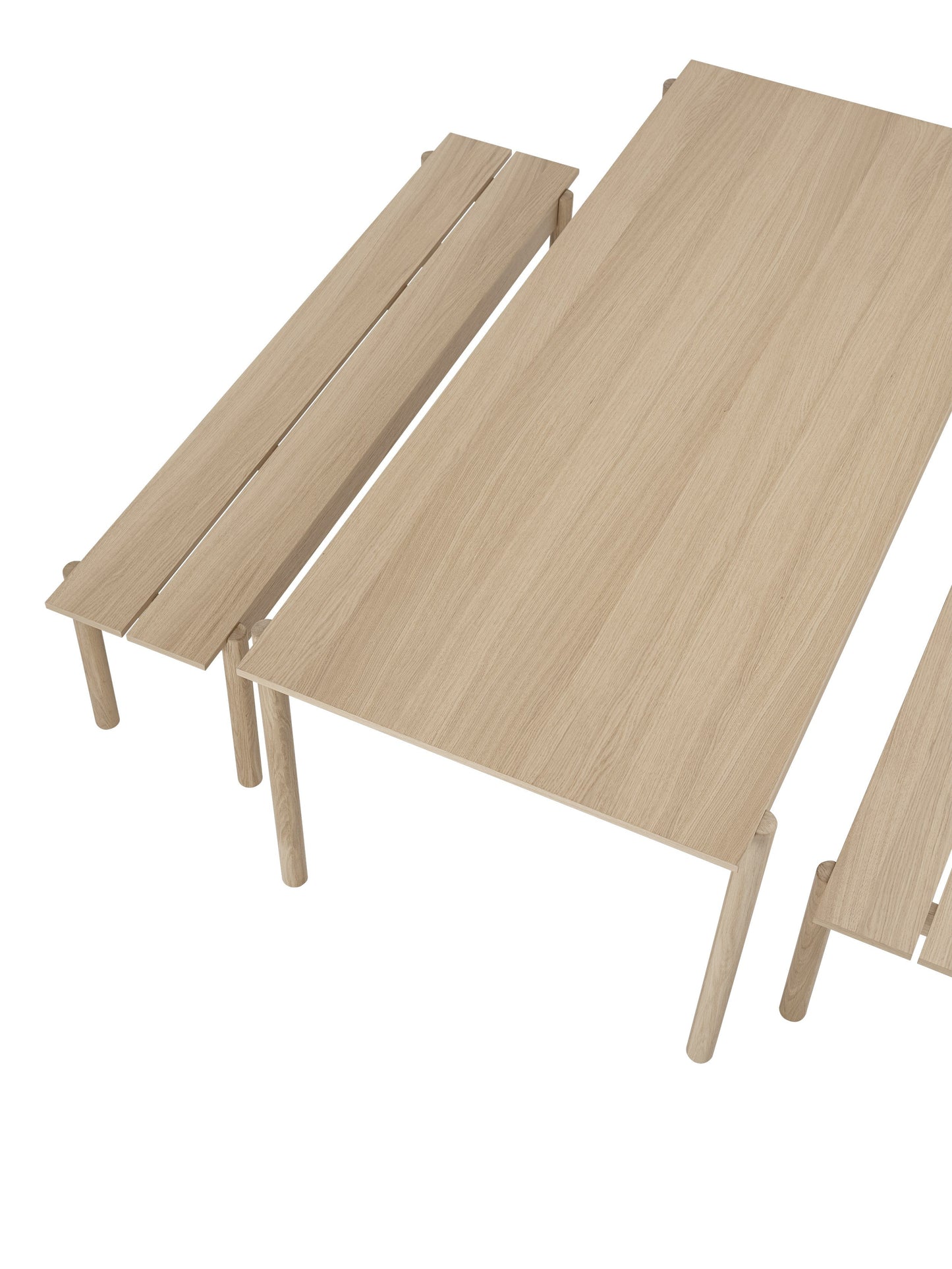 linear Wood Bench - 170 X 34cm, Oak