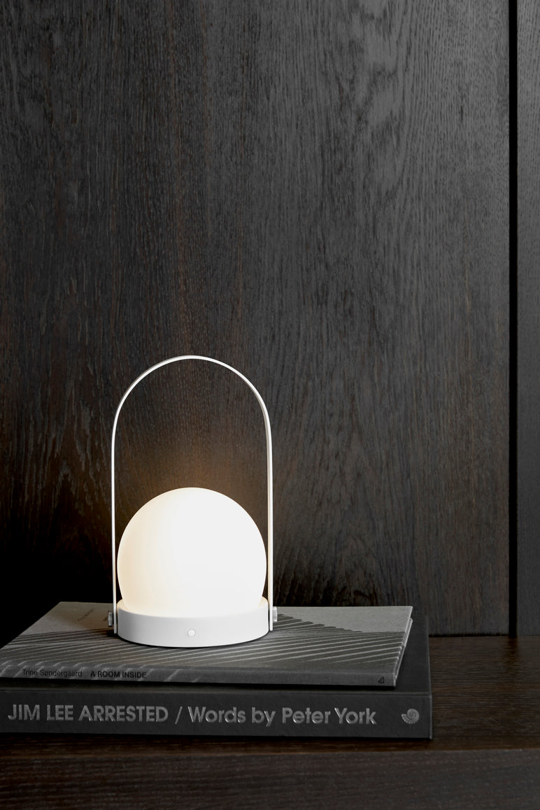 Carrie LED Lamp, Brushed Brass