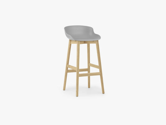 Hyg Barstool 75 cm Oak, Grey