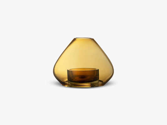 UNO lantern/vase H11,5, Amber
