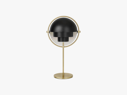 Multi-Lite Table Lamp, Brass/Black Semi Matt