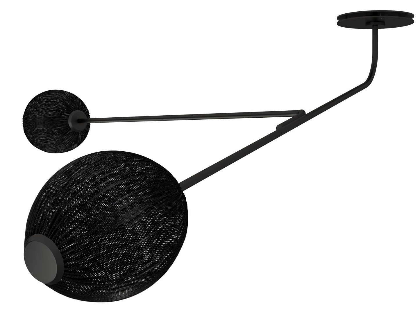 Satellite Wall Lamp, Soft Black/Semi Matt