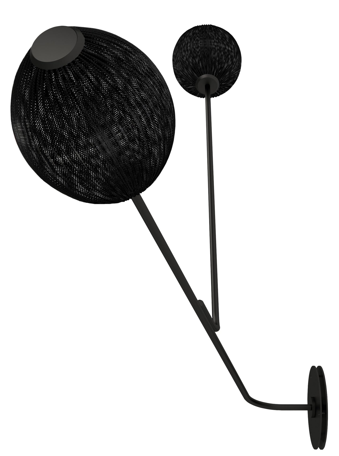 Satellite Wall Lamp, Soft Black/Semi Matt