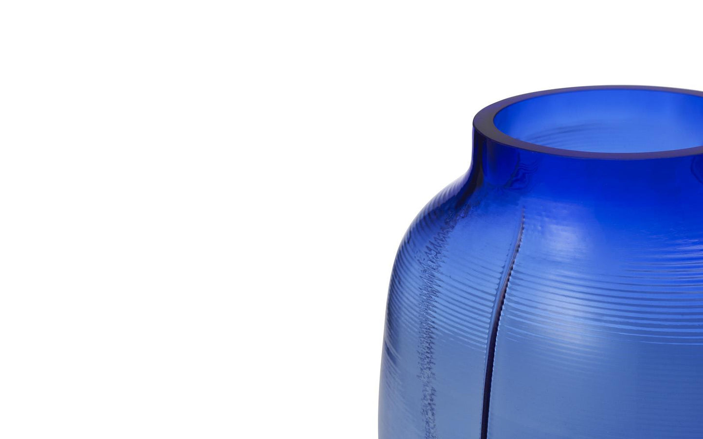 Step Vase H23 cm, Blue