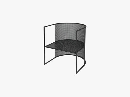 Bauhaus Lounge Chair Ourdoor, Black