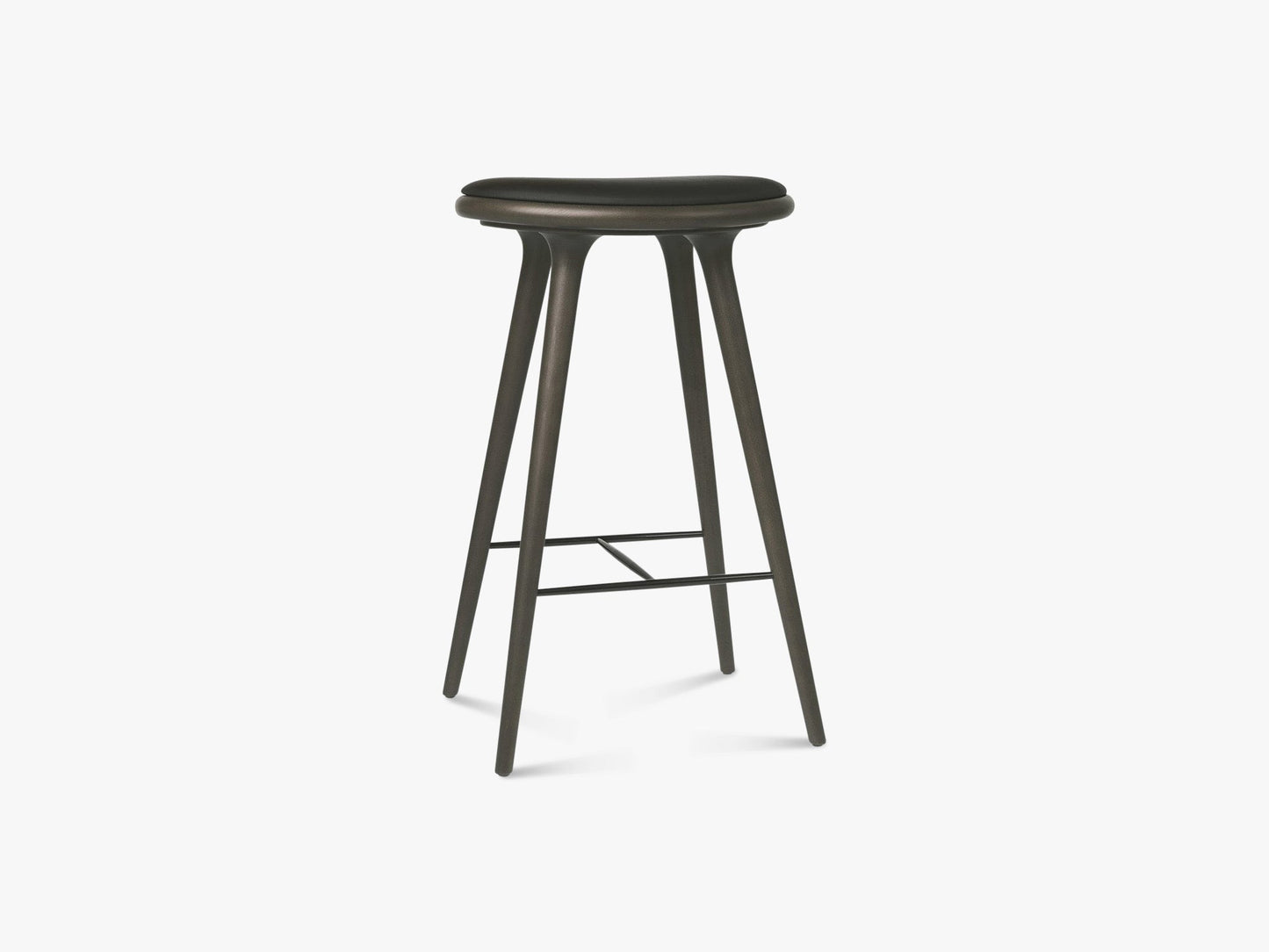 High Stool, Sirka Grey Stained Beech H69