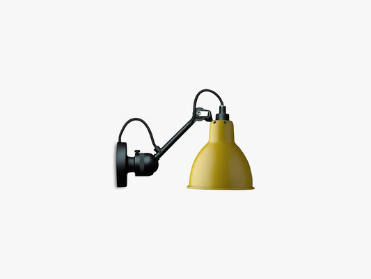 Lampe Gras N304 Hardwired, Mat Sort/Gul