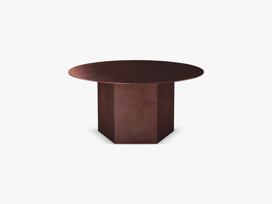 Epic Coffee Table Round Ø80, Earthy Red