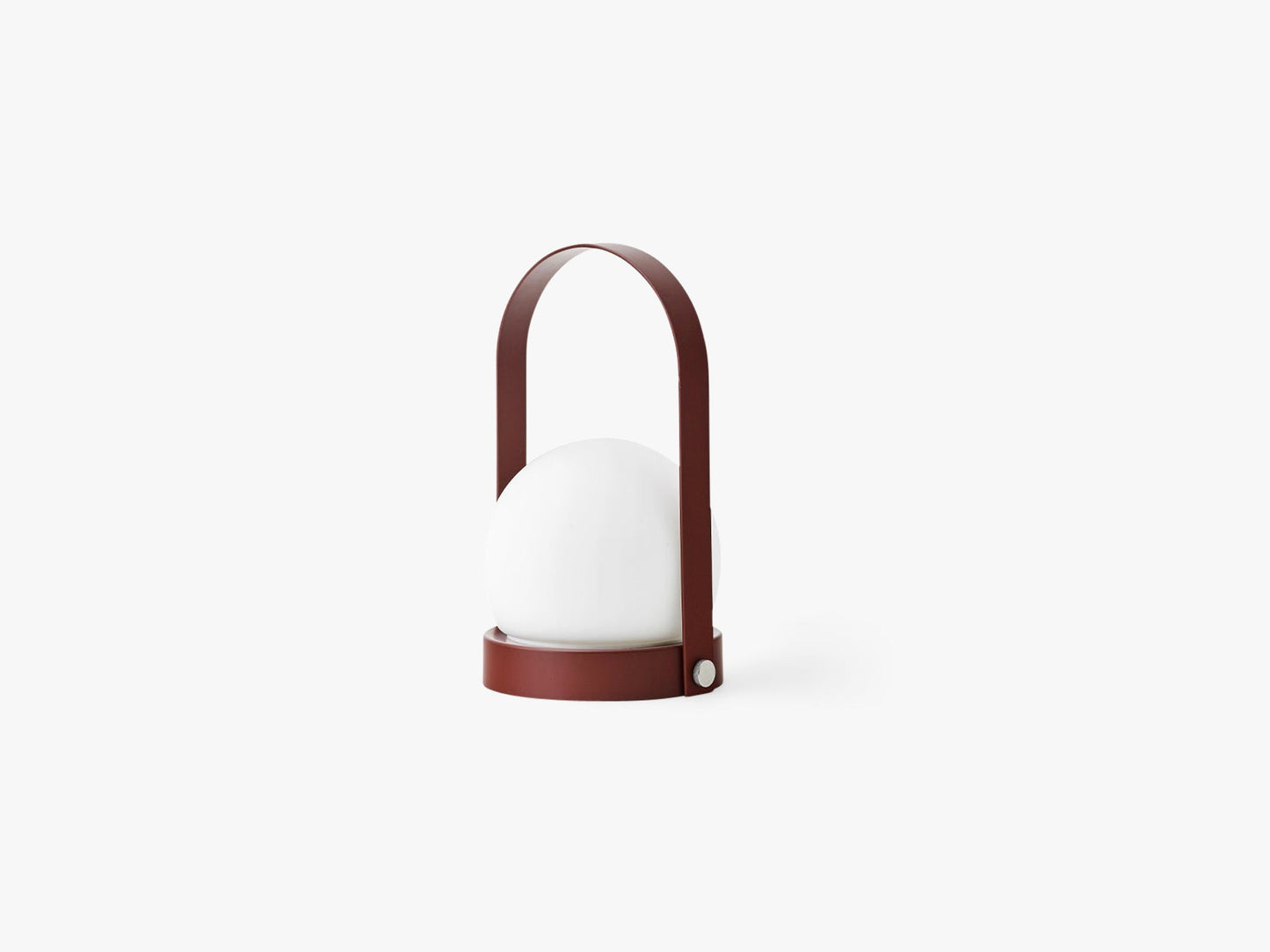 Carrie Table Lamp - Portable, Burned Red