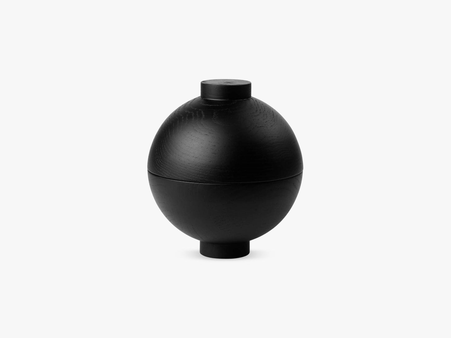 XL Wooden Sphere, Black