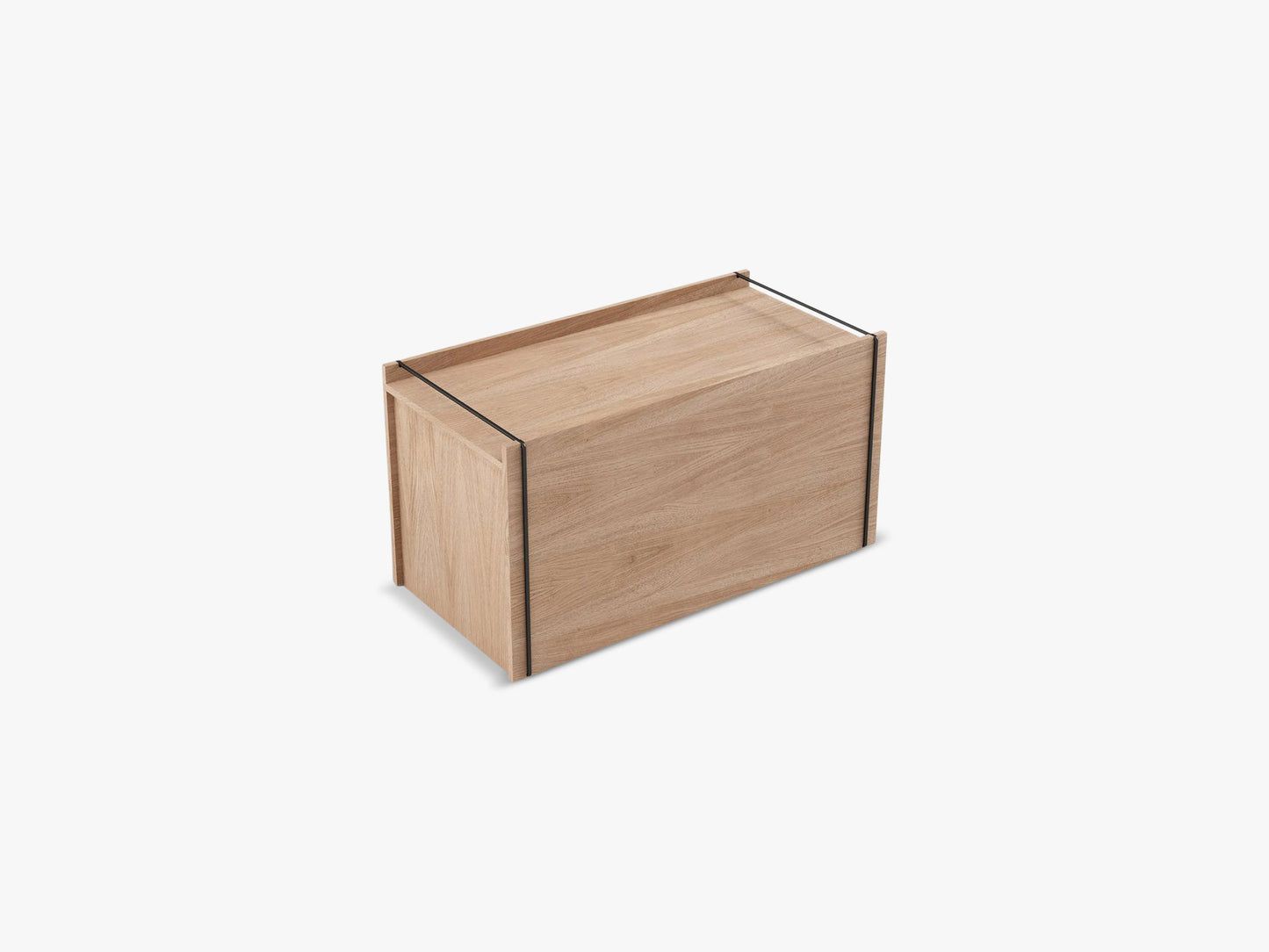 Lid Storage Box, Oak