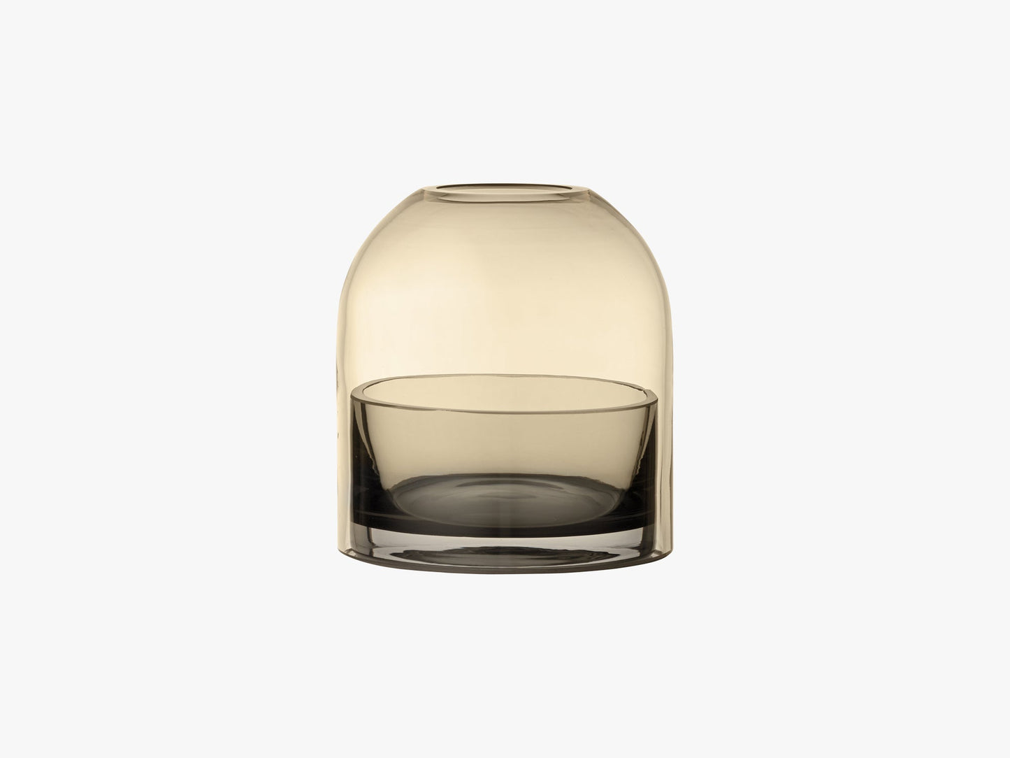 TOTA lantern for tealight amber/black, small