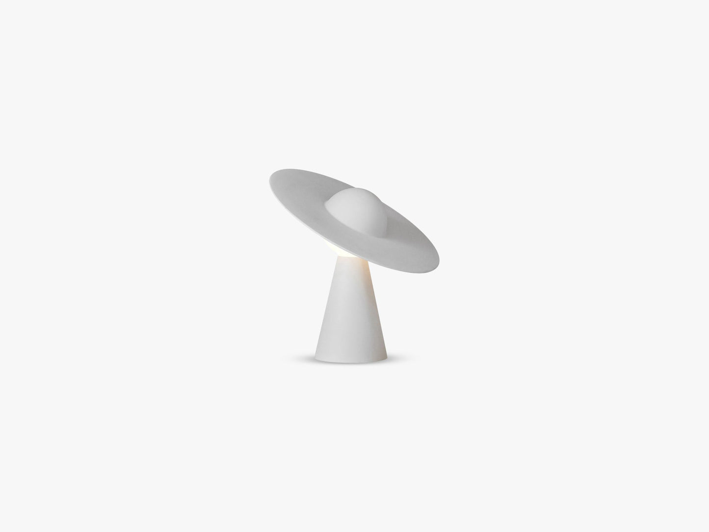 Ceramic Table Lamp, White